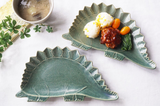 益子焼 Yoshizawa kiln Dinosaur Stegosaurus plate