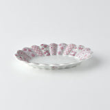 林九郎 Hasami Ware Hana Rikyu Oval Plate (small)