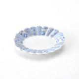 林九郎 Hasami Ware Hana Rikyu Oval Plate (small)