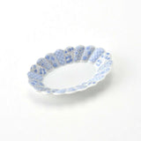 林九郎 Hasami Ware Hana Rikyu Oval Plate (small)