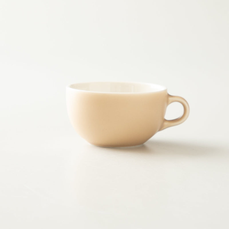 Origami Latte Cup and Saucer Beige 10oz