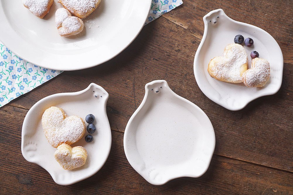 Yoshizawa kiln Polar bear plate small - Thumbnail 2