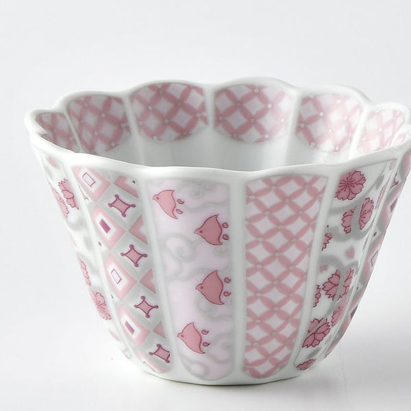 林九郎 Hasami Ware Hana Rikyu Cup (10 cm)