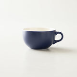 Origami Latte Cup and Saucer  Navy 10oz