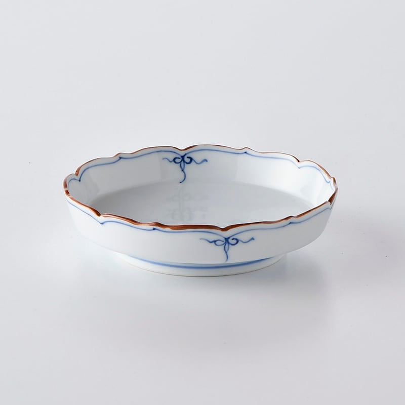 Korin Kiln Flat Rimmed Plate (Blue)
