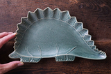 益子焼 Yoshizawa kiln Dinosaur Stegosaurus plate