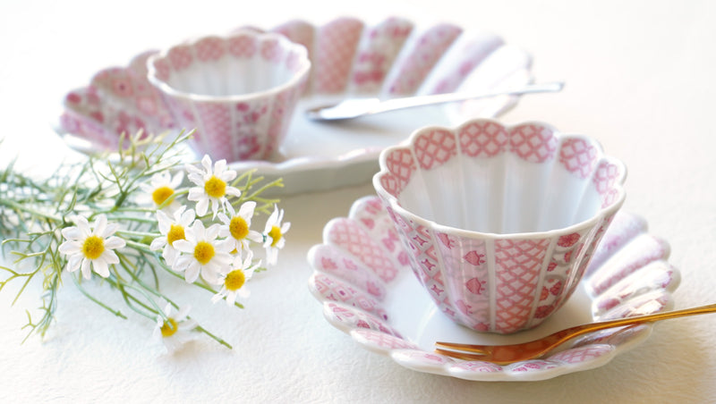 林九郎 Hasami Ware Hana Rikyu Cup (10 cm)
