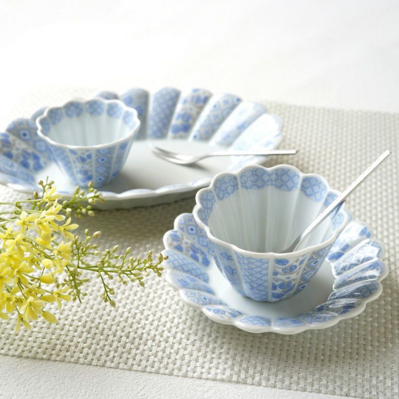 林九郎 Hasami Ware Hana Rikyu Cup (10 cm)