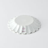 林九郎 Hasami Ware Hana Rikyu Round Plate (15 cm)