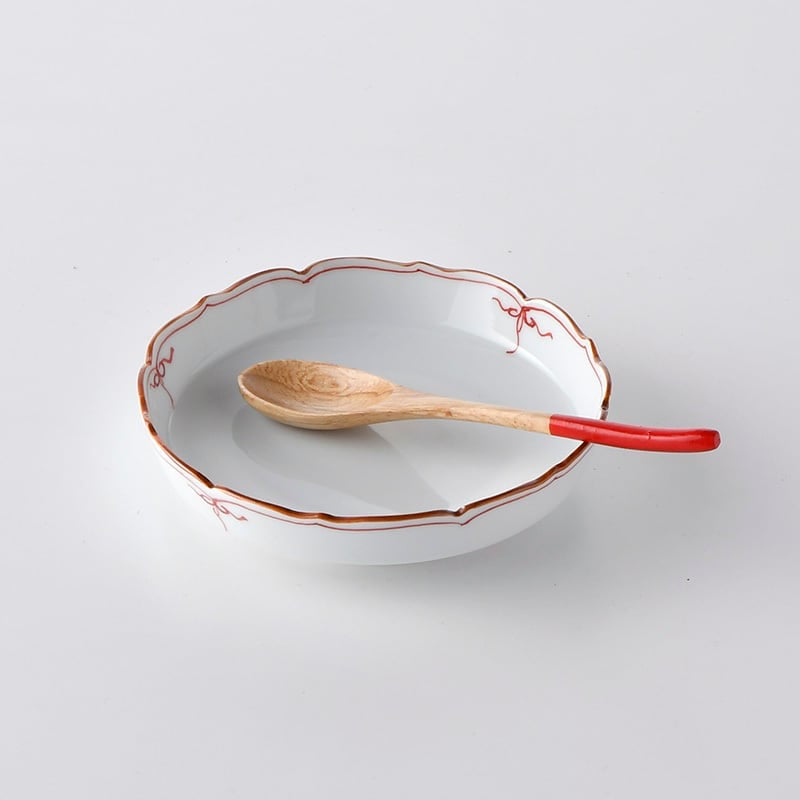 Korin Kiln Flat Rimmed Plate (Red)