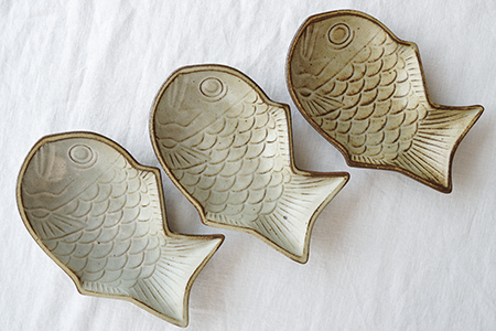 Yoshizawa kiln Taiyaki plate small - Thumbnail 3