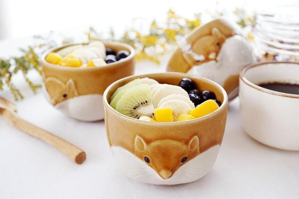 益子焼 Yoshizawa Squirrel Cup