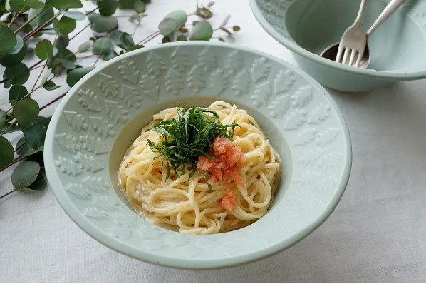 Yoshizawa Ligth Green Forest Pasta bowl