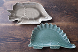 益子焼 Yoshizawa kiln Dinosaur Stegosaurus plate