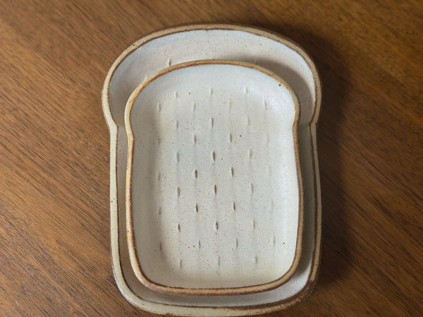 益子焼 Yoshizawa Bread Plate ( Medium)
