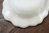 益子烧 Yoshizawa kiln White Western-style oval Deep plate (smaller)Medium