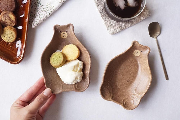 益子焼 Yoshizawa small Bear Bowl