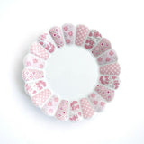 林九郎 Hasami Ware Hana Rikyu Round Plate (15 cm)