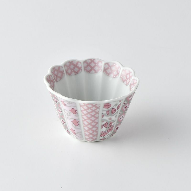 林九郎 Hasami Ware Hana Rikyu Cup (7.5 cm)