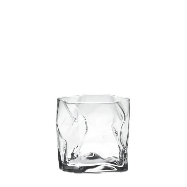 Japanese Crumple Old-fashion Crinkle Glass Tumbler