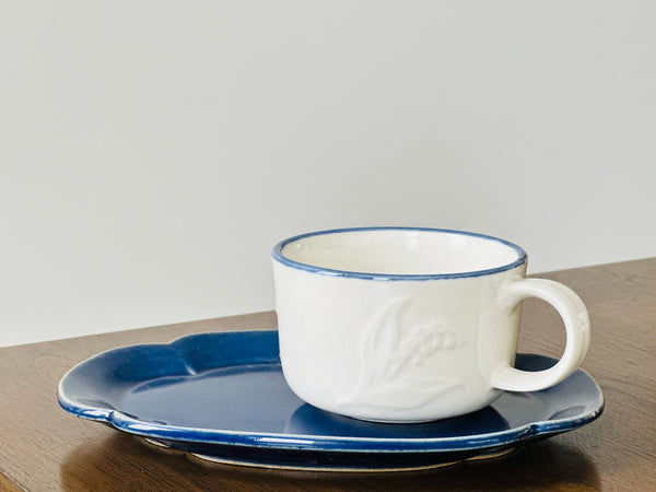 Yoshizawa Blue Line Lilly Mug