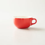 Origami Latte Cup and Saucer Red 10oz，