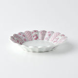 林九郎 Hasami Ware Hana Rikyu Round Plate (15 cm)