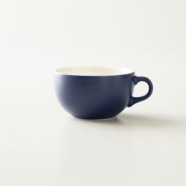 Origami Latte Cup and Saucer Matt Navy 8oz