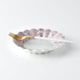 林九郎 Hasami Ware Hana Rikyu Round Plate (15 cm)