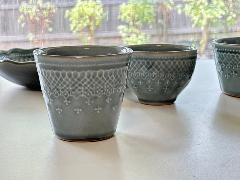 益子焼 Wakasama pottery French Lace cup