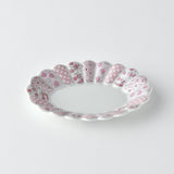 林九郎 Hasami Ware Hana Rikyu Oval Plate (small)