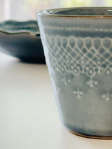 益子焼 Wakasama pottery French Lace cup