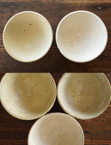 益子焼 Yoshizawa kiln Sato Yellow powdered rice bowl