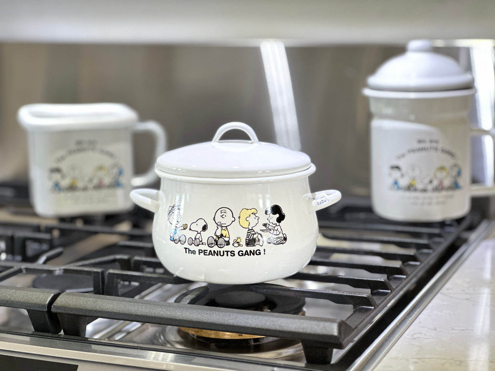 Plune Enamel Pot - Snoopy – KONPOTO