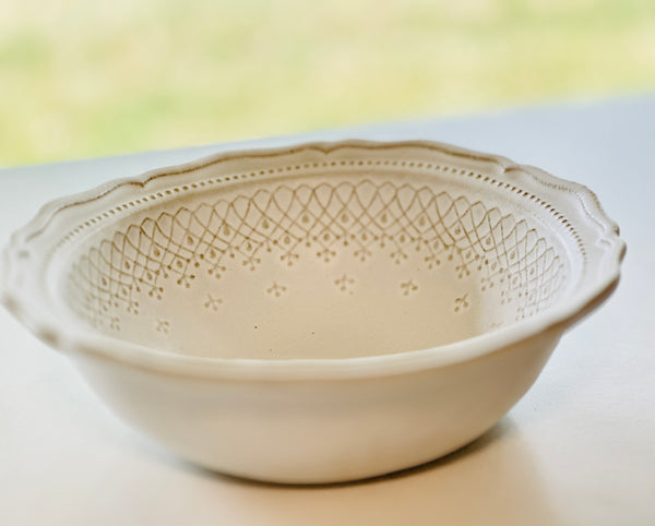 益子焼 Wakasama pottery French Lace bowl (Big)