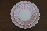 林九郎 Hasami Ware Hana Rikyu Round Plate (19 cm)