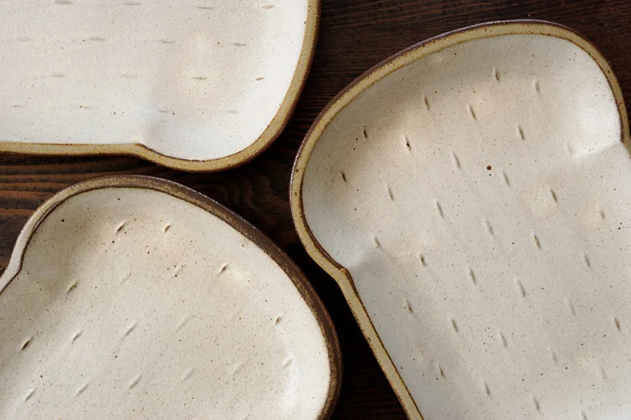 益子烧 Bread plate (Large) - Thumbnail 3