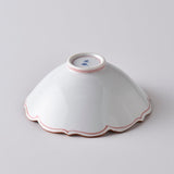 Korin Kiln  Kikyo Fuchihan Bowl (Red)