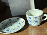 Shobido sometsuke nazuna cup and plate