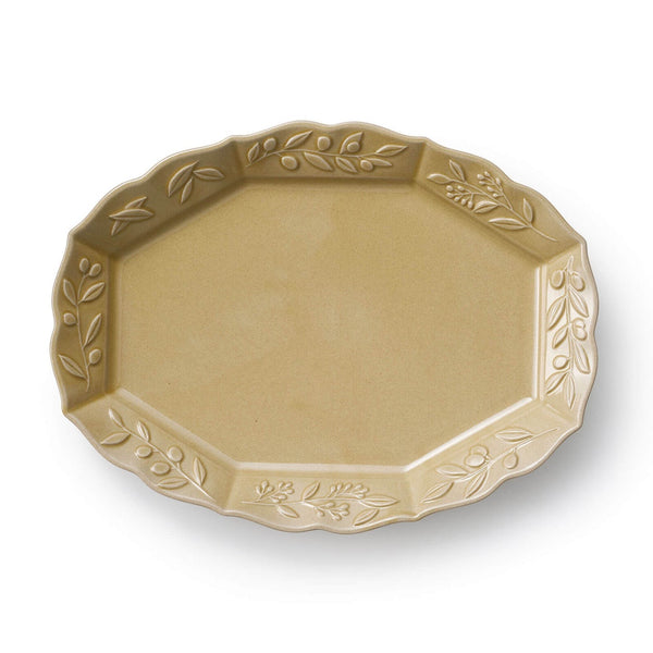 Olive oval plate 26cm
