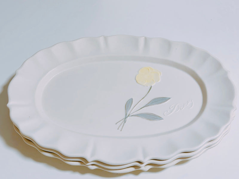 Yoshizawa Flower plate