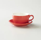 Origami Latte Cup and Saucer Red 8oz