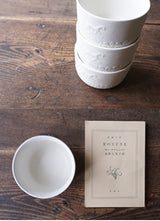 益子烧Yoshizawa kiln Matt White Prairie Horse cup