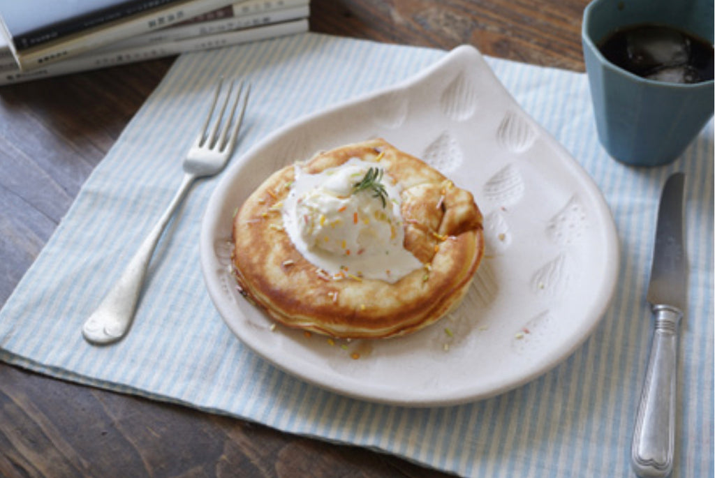 Yoshizawa kiln Large Drop-shaped plate - Thumbnail 5