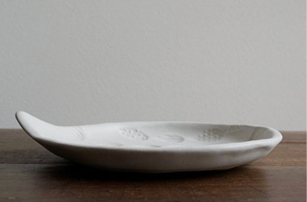 Yoshizawa kiln Large Drop-shaped plate - Thumbnail 4