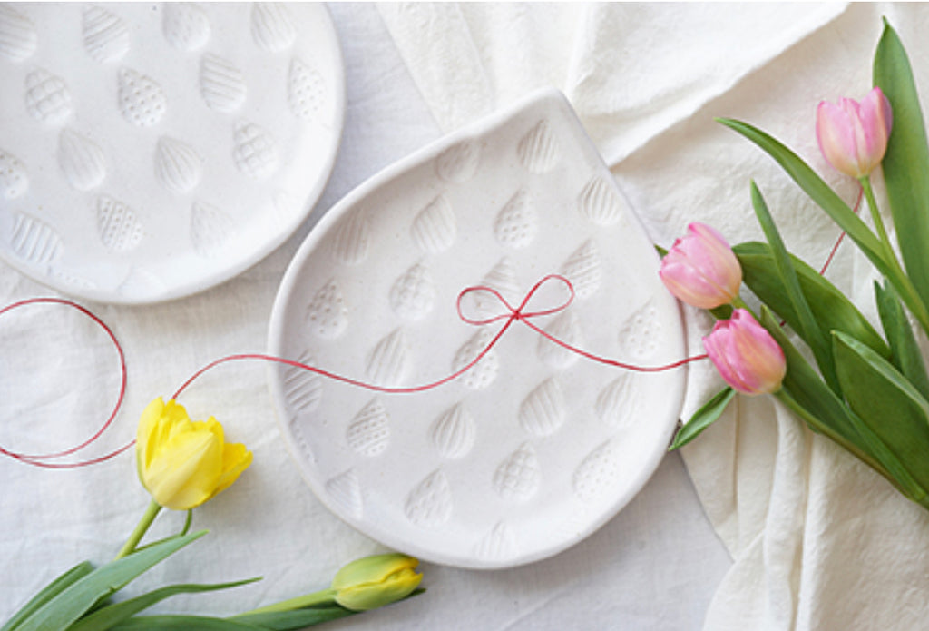 Yoshizawa kiln Large Drop-shaped plate - Thumbnail 2