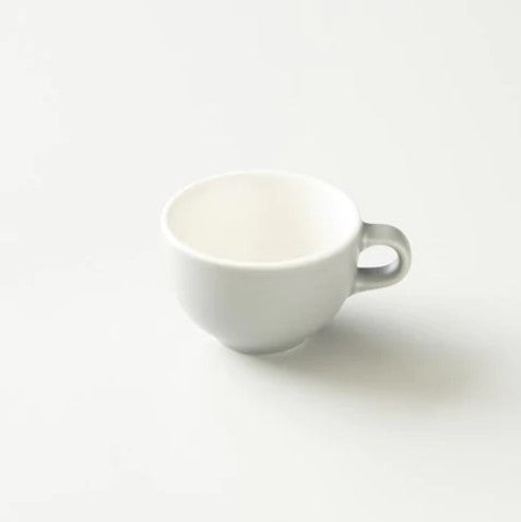 Origami Latte Cup and Saucer Matt gray 6oz