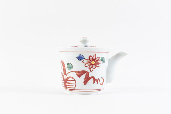 Shobido Kisen Kiln Banreki 万暦 【煎茶】 [teapot, small, with wire mesh]