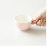 Origami Latte Cup and Saucer Pink 6oz