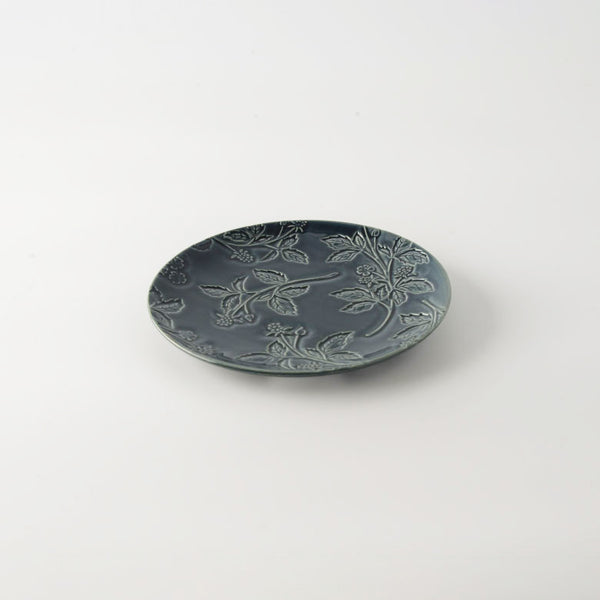 studio m' framboise plate, dark blue